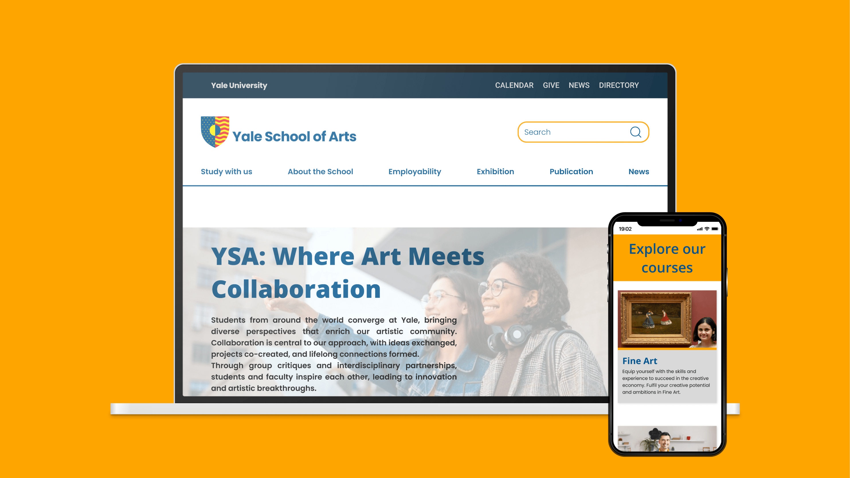 Cover image for YALE SCHOOL OF ARTS